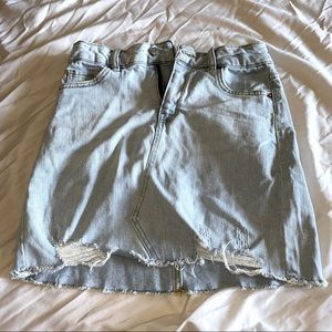 Wild Fable Jean Skirt